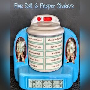 Elvis Presley Hand Painted SALT & Pepper Shakers NIB